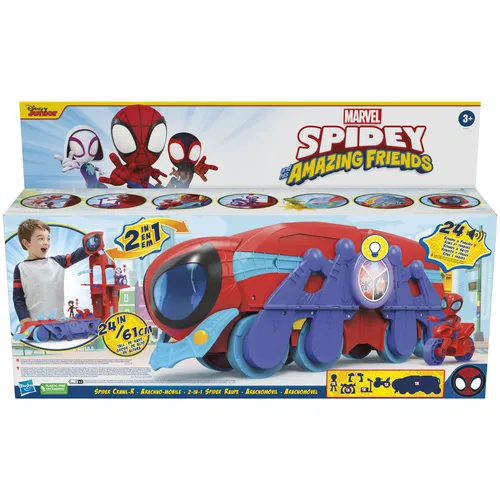 Marvel Spidey and His Amazing Friends 2-in-1 Spider Raupe Hauptquartier Spielset (6 von 27)