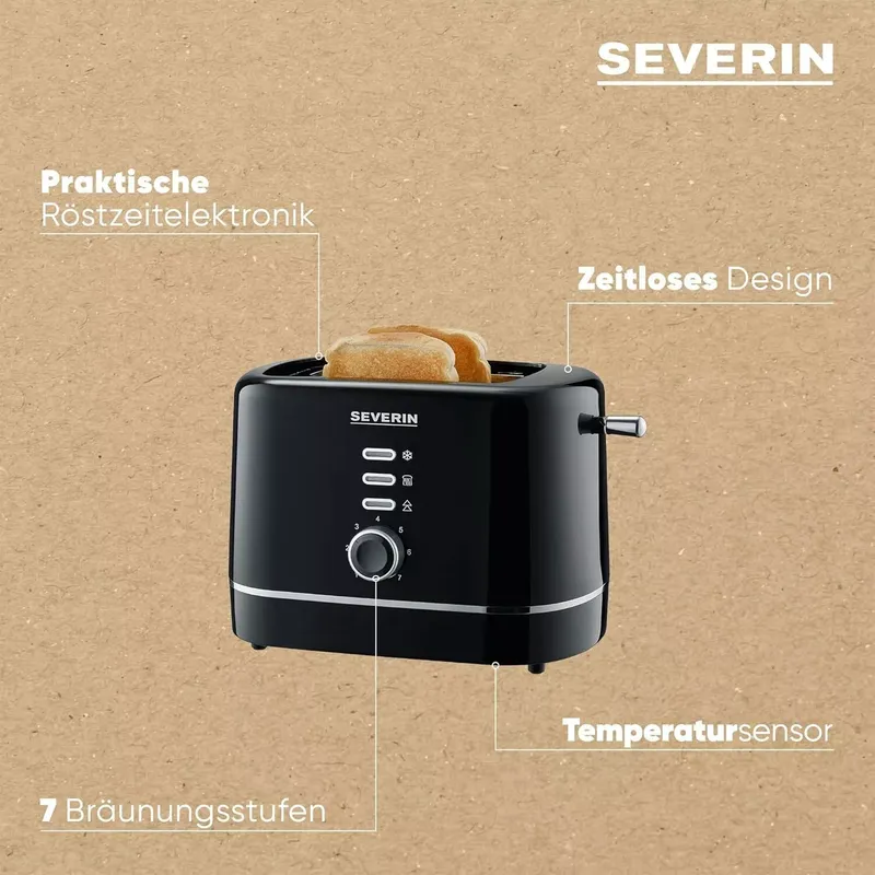 SEVERIN AT 4324 Toaster weiß (6 von 9)