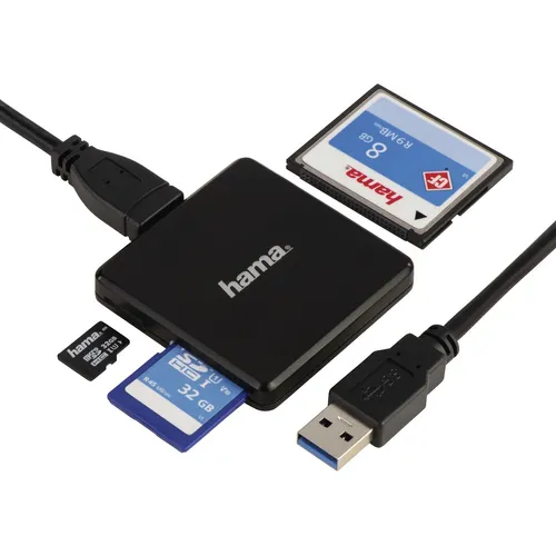 HAMA USB-3.0-Multi-Kartenleser für SD/microSD/CF (7 von 7)