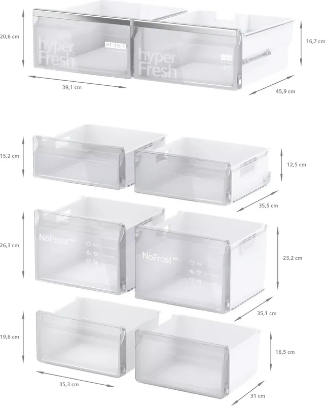 SIEMENS KF96NAXEA iQ500 Multi-Door-Kühlschrank (7 von 11)