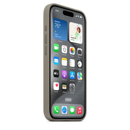Apple iPhone 15 Pro Silikon Case mit MagSafe (7 von 7)