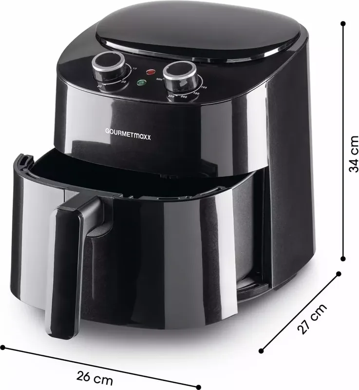 GOURMETmaxx Heißluft-Fritteuse Mechanisch 4,5 l (7 von 8)
