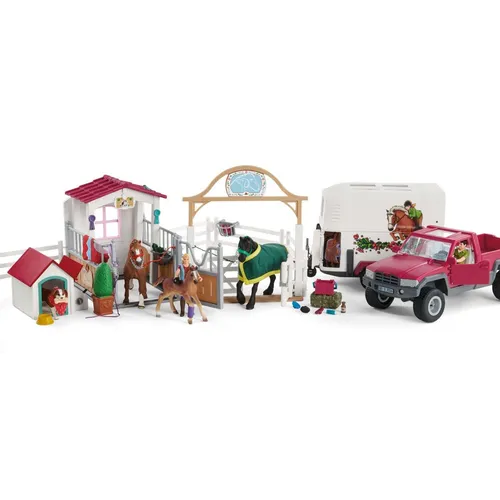 Schleich [Exklusiv Set] Horse Club Ausflug zur Pferdekoppel (7 von 7)