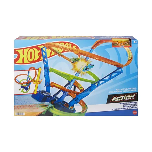 Hot Wheels Action Spiral Rennbahn Tornado HJT51 (7 von 7)