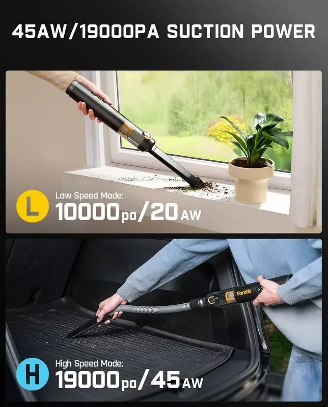 Fanttik Slim V10 Apex: Kabelloser 4-in-1 Handstaubsauger mit 19000 Pa Saugkraft (7 von 10)