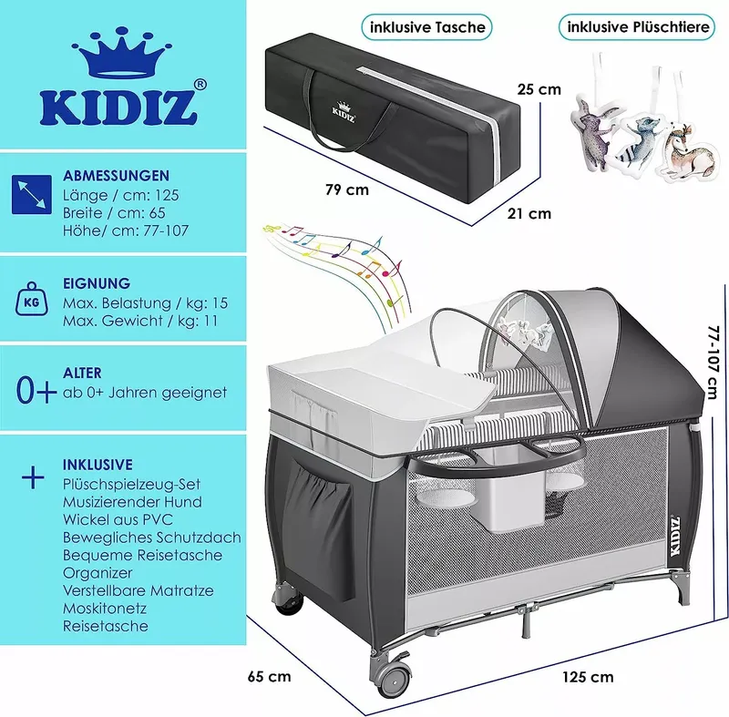 Kidiz Babybett 3 in 1 (7 von 7)
