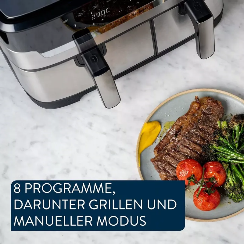 Tefal Heißluftfritteuse Jamie Oliver Dual Easy Fry & Grill (7 von 10)