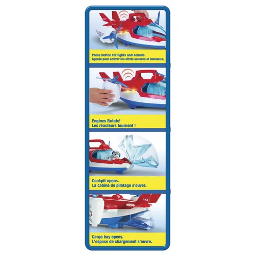 PAW PATROL Air Patroller Robo Hund + Flugzeug mit Licht und Sound (7 von 8)