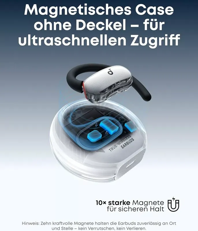 SOUNDCORE BY ANKER V40i, Open-ear Kopfhörer Bluetooth Weiß (8 von 12)