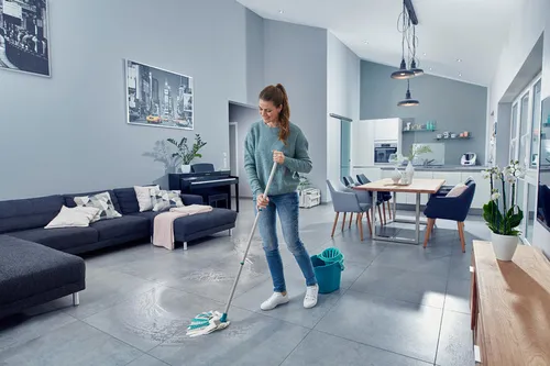 Leifheit Set Power Mop 3in1 - Weiß/Grau/Türkis (8 von 13)