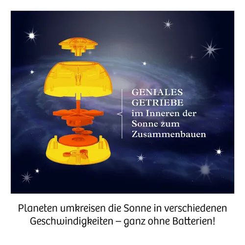 Kosmos 671532 Sonnensystem, Lass die Planeten um die Sonne kreisen, mechanisches Modell, Experimentierkasten für Kinder ab 8-12 Jahre zu Astronomie, Weltall (8 von 9)