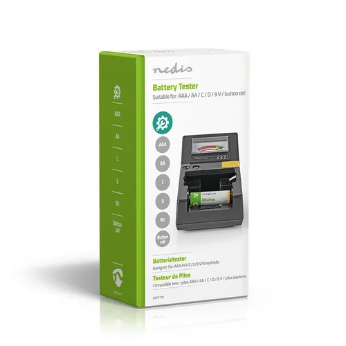 Batterietester für AAA, AA, C, D, 9 Volt & Knopfzellen (8 von 8)
