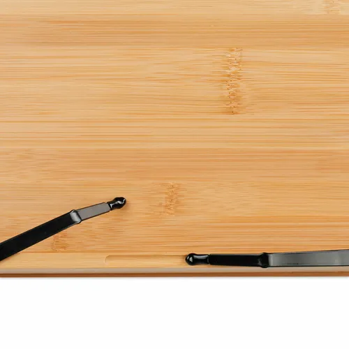 Relaxdays Leseständer, Bambus, 4 Neigungswinkel, klappbar, Buchablage H x B: 19 x 28 cm, für Bücher & Tablets, Natur (8 von 8)
