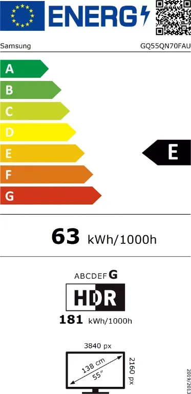 Samsung GQ55QN70FAU QLED-Fernseher (8 von 8)