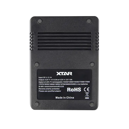 Xtar VC4 USB Akku-Ladegerät mit 4 Ladeschächten (8 von 9)