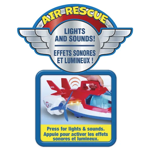 PAW PATROL Air Patroller Robo Hund + Flugzeug mit Licht und Sound (8 von 8)