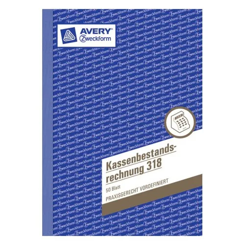 Avery Zweckform 318 Kassenbericht A5 (8 von 8)