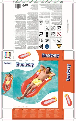 Bestway Luftmatratze Hydroluxe 160 x 84 cm, Sortiert (8 von 10)