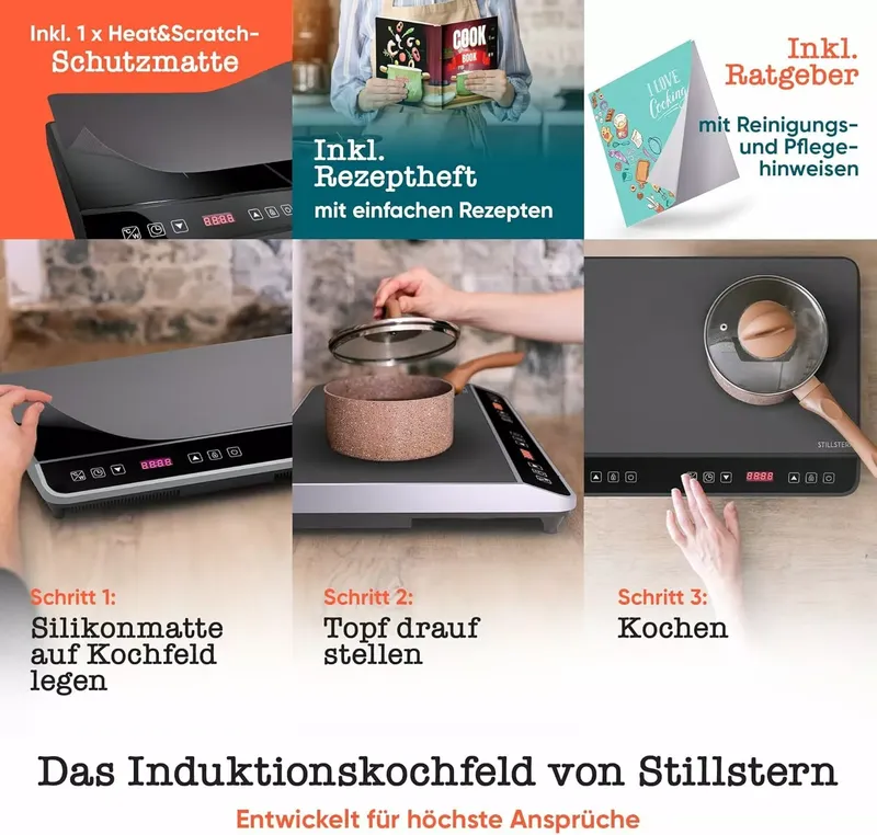 Stillstern Doppel-Induktionskochplatte (9 von 9)