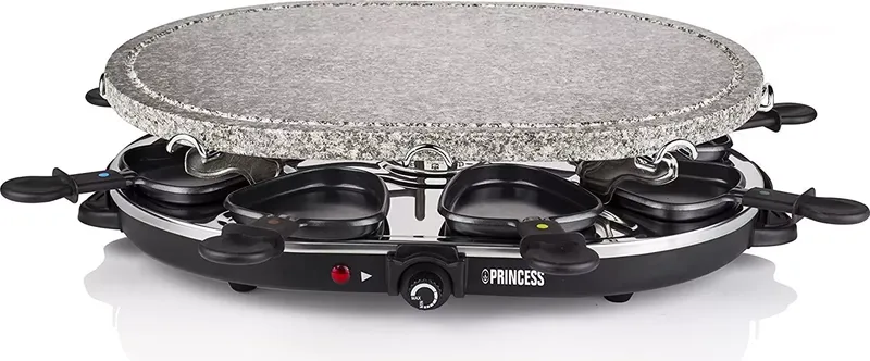 Raclette 8 Oval Stone Grill Party (9 von 12)