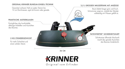 Krinner Christbaumständer Comfort Grip M Grün (9 von 10)