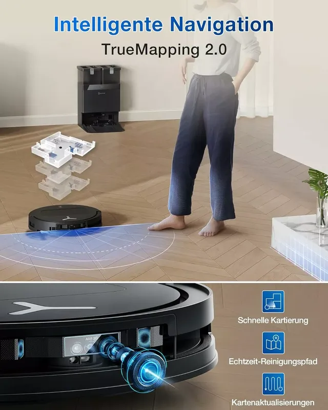 ECOVACS DEEBOT T50 PRO OMNI GEN2 Saugroboter (9 von 10)