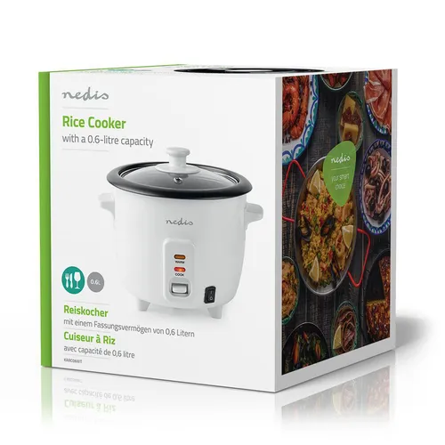 Nedis REISKOCHER 0,6L 300W (KARC06WT WS) (9 von 12)