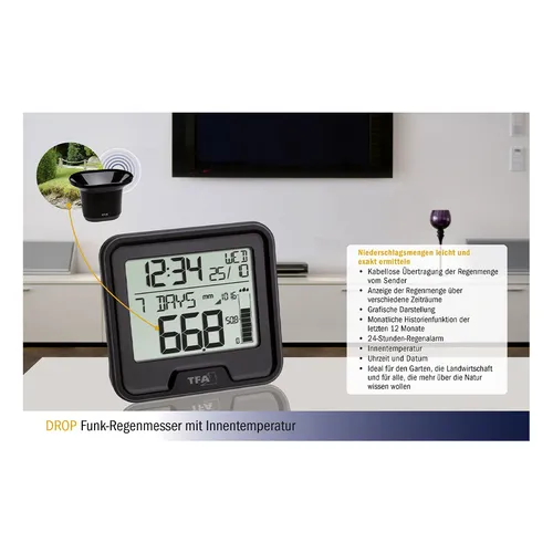 TFA Dostmann Funk-Regenmesser DROP (9 von 11)