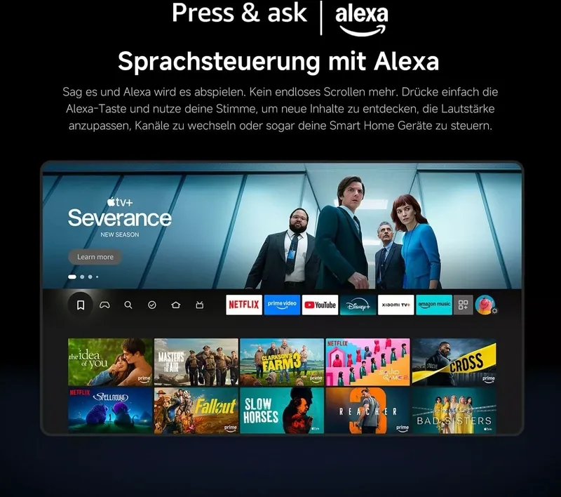 Xiaomi 55 Zoll 4K UHD Smart TV mit Fire OS8 (9 von 12)