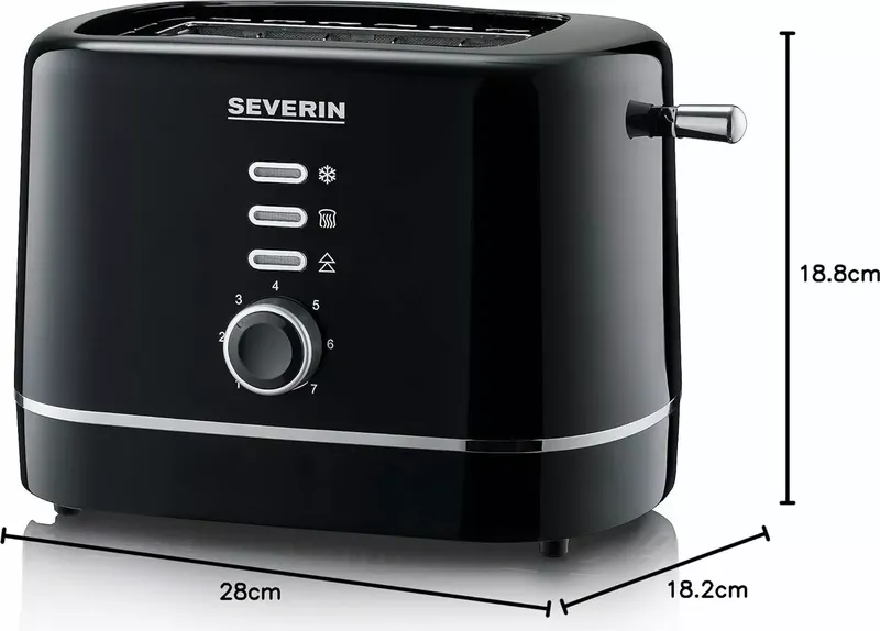 SEVERIN AT 4324 Toaster weiß (9 von 9)