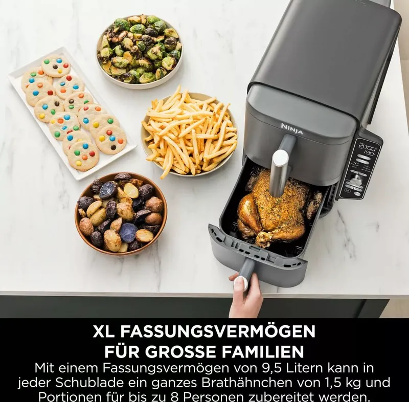 NINJA Heißluftfritteuse Double Stack XL (10 von 13)