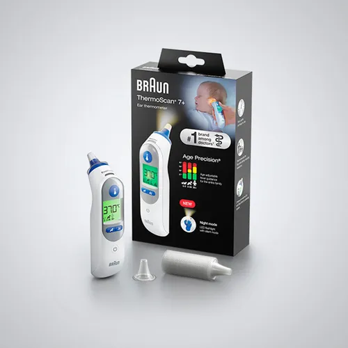 BRAUN ThermoScan 7+ Ohr-Thermometer (10 von 10)