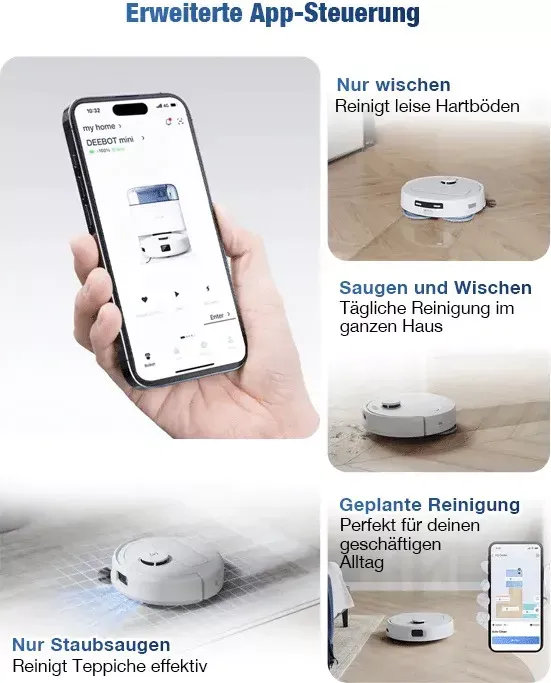 ECOVACS DEEBOT MINI Saugroboter mit Wischfunktion (10 von 13)