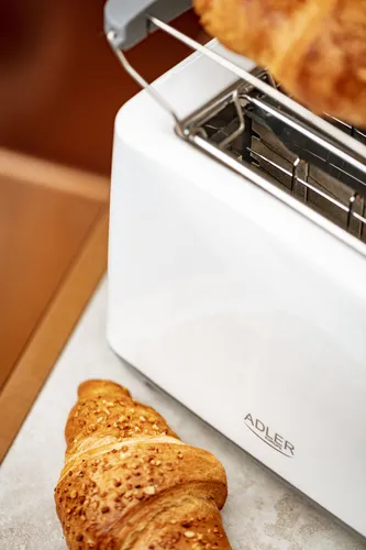 Adler AD 3216 Toaster in Weiß, mit Brötchenaufsatz, Auftaufunktion und Abschaltautomatik (10 von 12)