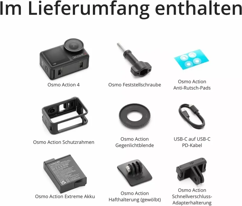 DJI Osmo Action 4 Essential-Combo – 4K Action-Kamera mit 1/1,3-Zoll-Sensor (10 von 10)