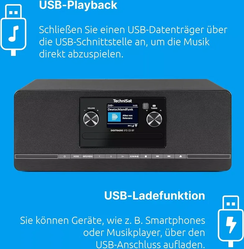 Technisat DigitRadio 372 CD BT schwarz (10 von 11)