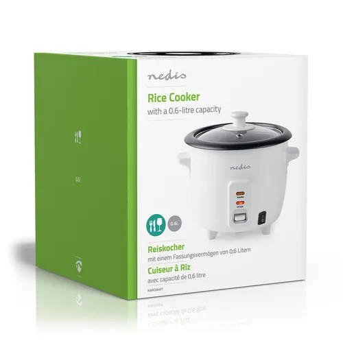 Nedis REISKOCHER 0,6L 300W (KARC06WT WS) (10 von 12)