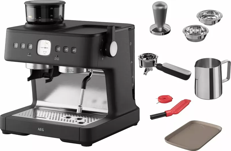 AEG Espresso Siebträgermaschine EC8-1-8BP Black Pearl (10 von 10)