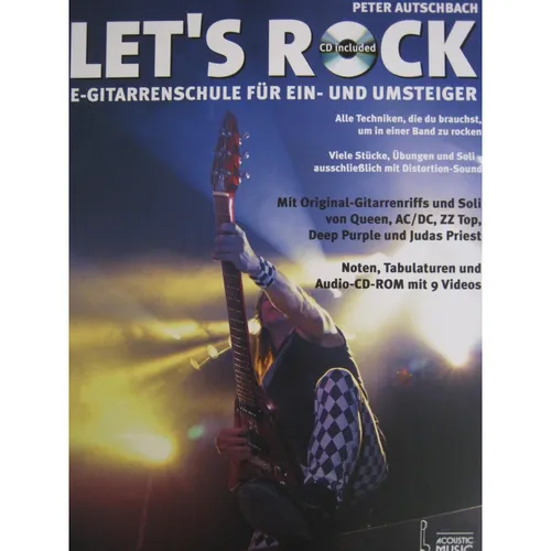 Let's Rock: E-Gitarrenschule für Ein- und Umsteiger