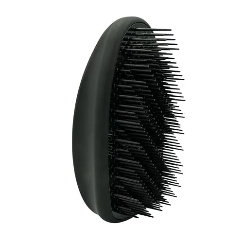 PARSA Beauty Professional Entwirr-Wunder ohne Griff (Schwarz) – Antistatische Haarbürste für sanftes Entwirren - Erleben Sie die innovative 4-stufige Borstenanordnung der Parsa Entwirrbürste. Ideal für alle Haartypen, reduziert Ziepen und sorgt für glänzendes Haar – perfekt für den täglichen Einsatz und nach dem Duschen.