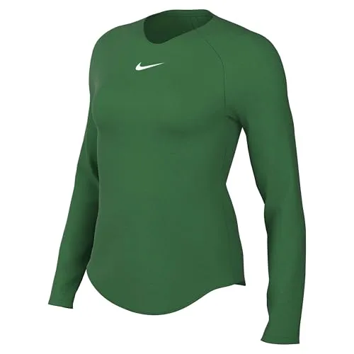 Nike Damen W Nk Df Park 1stlyr JSY Ls T-Shirt, Pine Green/White, M EU