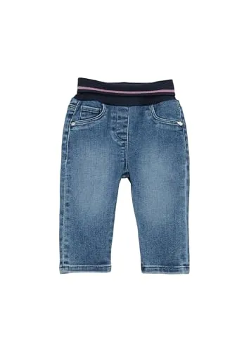 s.Oliver Jogg Pants blau 92 - Baby-Hosen in Blau, aus 90% Baumwolle für hohen Tragekomfort, pflegeleicht und ideal für aktive Kleinkinder.