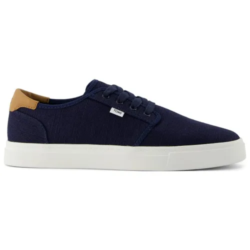 TOMS Sneaker Textil, Herren, Gr. 46, blau (navy) - Stylischer und bequemer Sneaker aus weichem Textil mit herausnehmbarer, gepolsterter Decksohle – perfekt für Casual-Looks und sportliche Outfits!