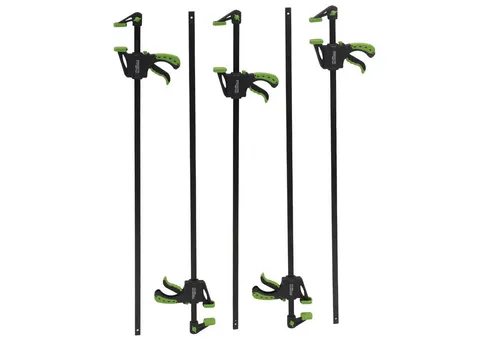 TRUTZHOLM Einhandzwinge Set 5x 60x900 mm - Schraubstöcke & Spannvorrichtungen, ideal für schnelle und präzise Spannungen mit großem Dehnbereich bis 900 mm.