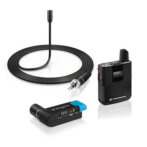 Sennheiser 505851 AVX digitales Drahtlosmikrofon-System (AVX-ME2 SET-3-EU) ME 2 Lavalier-Set, Schwarz