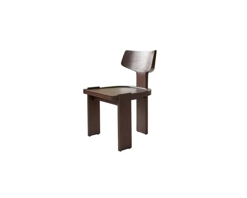 Tikamoon Esszimmerstuhl Iko aus Mindiholz - Stilvoller Esszimmerstuhl aus massivem Mindiholz im Neo-Ethnik-Stil. Mit einzigartigem 3-Bein-Design für optimale Stabilität und eleganter Holzoberfläche. Perfekt für ein modernes Ambiente!