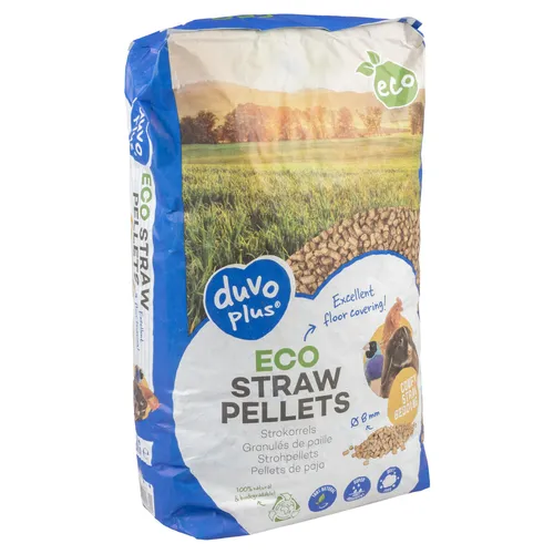 Duvo+ Strohpellets für Nager 8 kg / 20 l, NEU