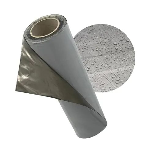 ULTINESS 5x1M Selbstklebende Alu Dachfolie - Dichtmaterialien, wetterfest und UV-beständig, ideal für Balkon, Dach und Terrasse. Selbstklebend und hitzebeständig für einfache Anwendung.