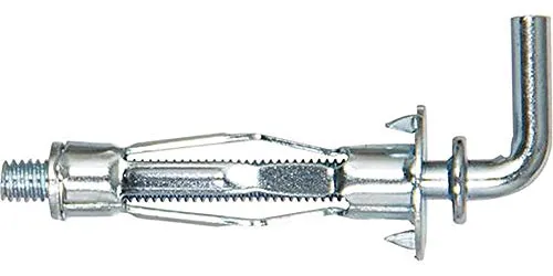 Fischer Hohlraum-Metalldübel HM 4x32 H mit Winkelhaken – 50 Stück - Dübel für Hohlräume, ideal für schnelle und sichere Befestigungen, 50 Stück pro Packung, mit praktischen Winkelhaken für vielseitige Anwendungen.