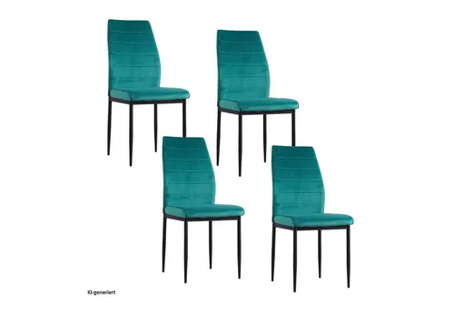 HTI-Living Esszimmerstuhl Madison Velvet 4er-Set